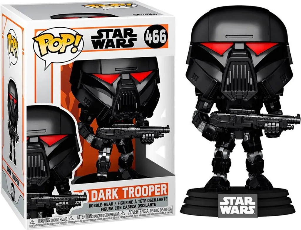 Funko Pop ! Dark Trooper pour Décoration Bureau Star Wars Mandalorian - 3