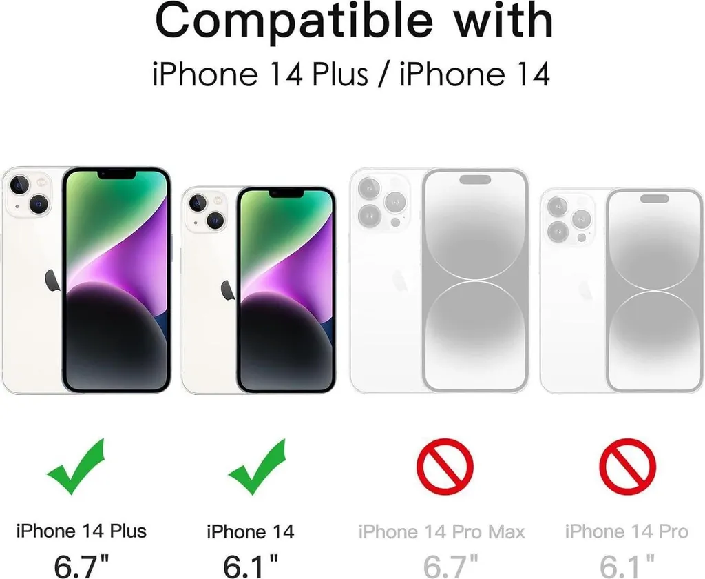 Film en Verre Blindé pour Objectif iPhone 14 et Plus - Pack de Protection