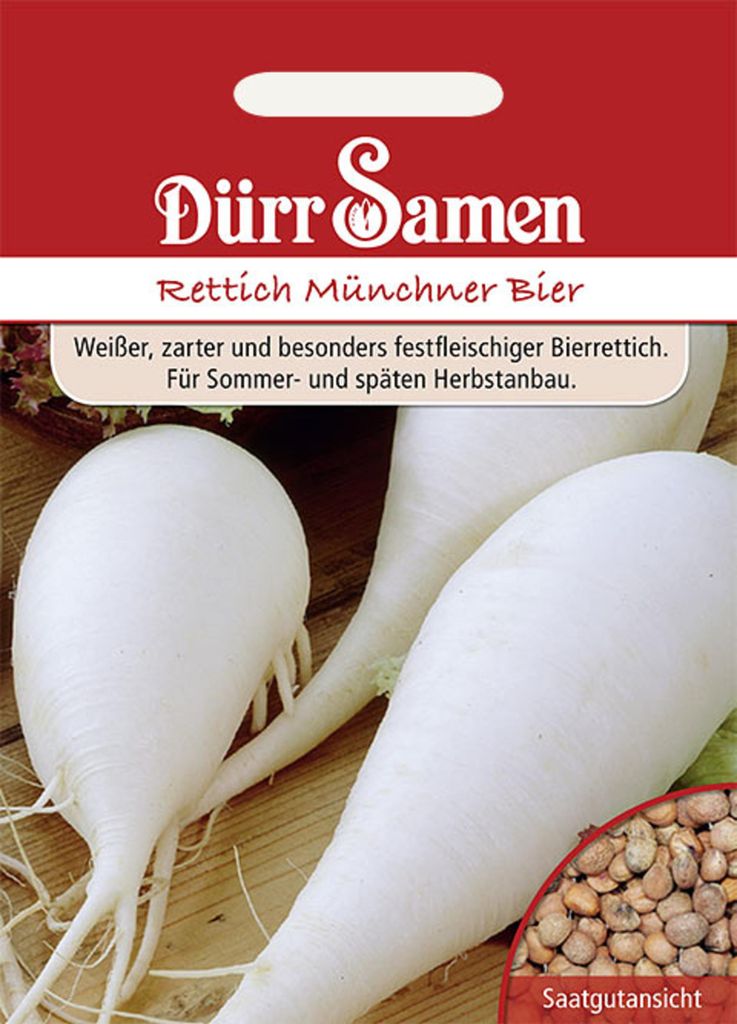 Rettich Münchner Bier | Rettichsamen von Dürr Samen Produktbild 
