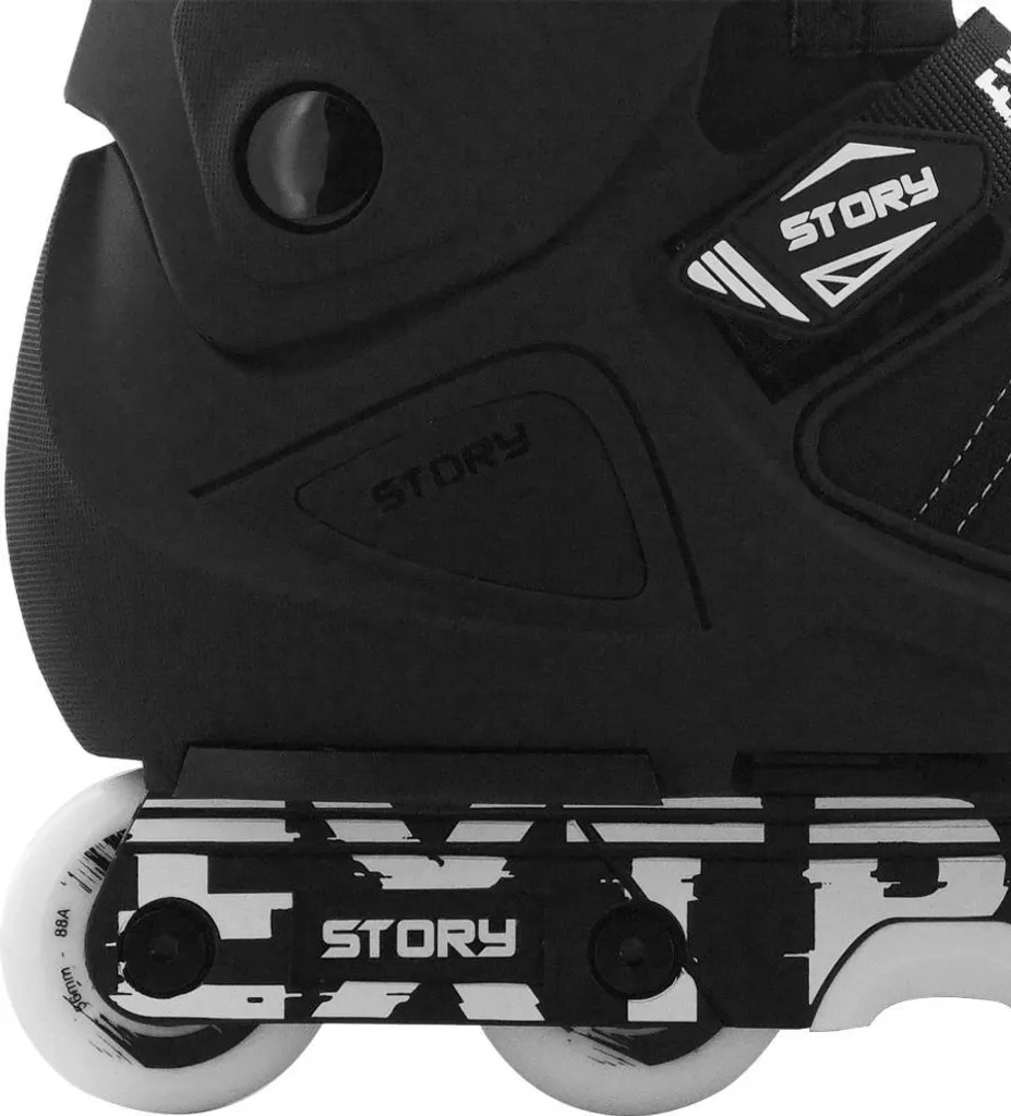 Story Patins Inline Aggressive Noir - Roller Stunt pour Débutants Pro - 3