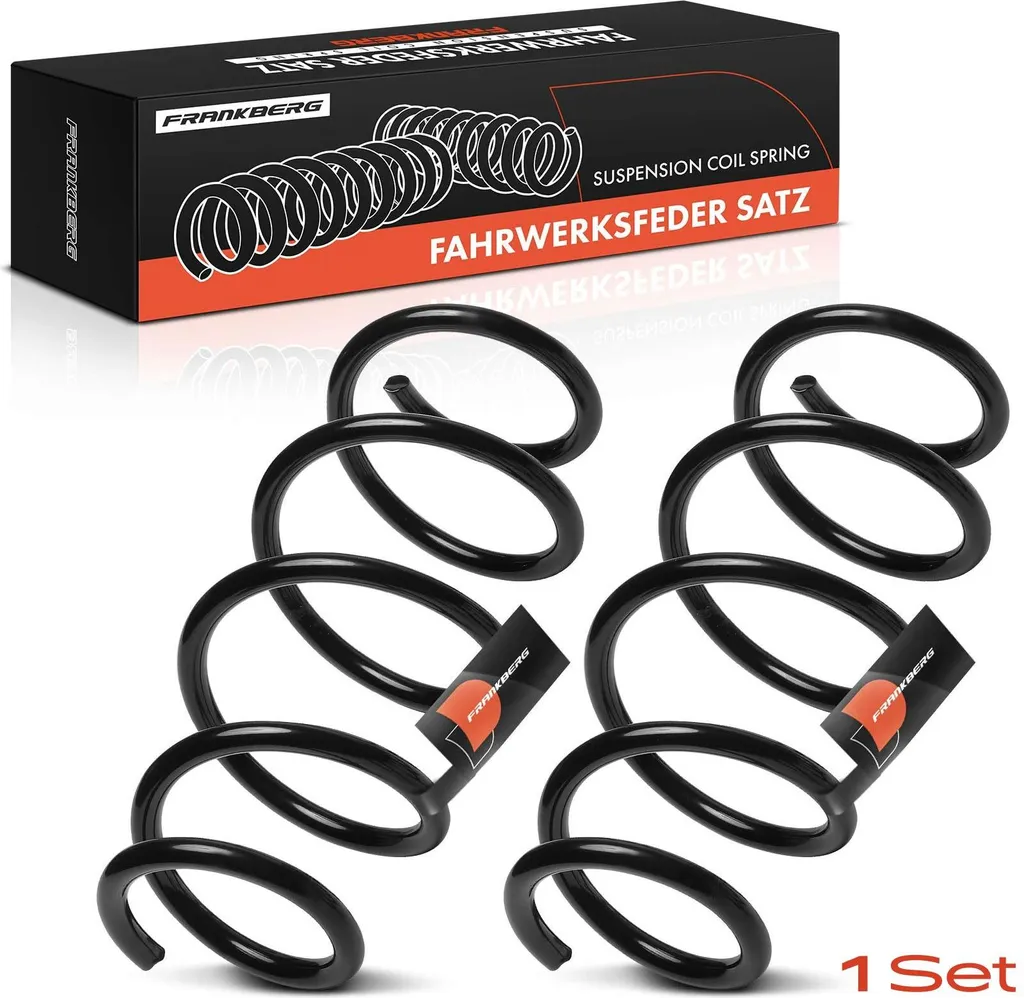 2 Ressorts de Suspension Avant Frankberg pour Ford Fiesta VI 2012-2017