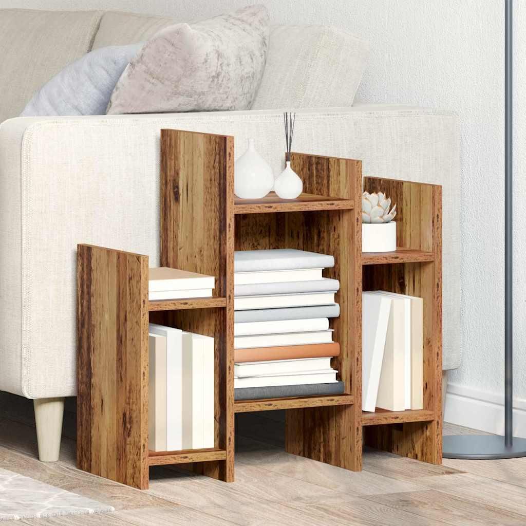 Beistellschrank mit Regal Altholz 60 x 26 x 60 cm Holzwerkstoff