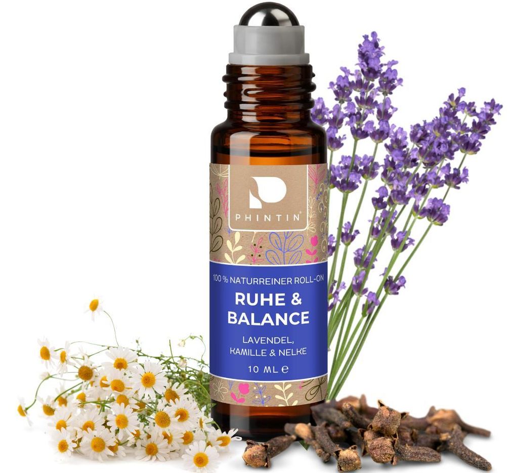 PHINTIN Bio Roll-On Ruhe & Balance 10 ml | Duftroller mit Produktbild 
