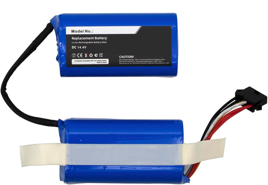 14.4V 6000mAh Ersatzbatterie für Ecovacs DVX45 N9 N9+ Produktbild 