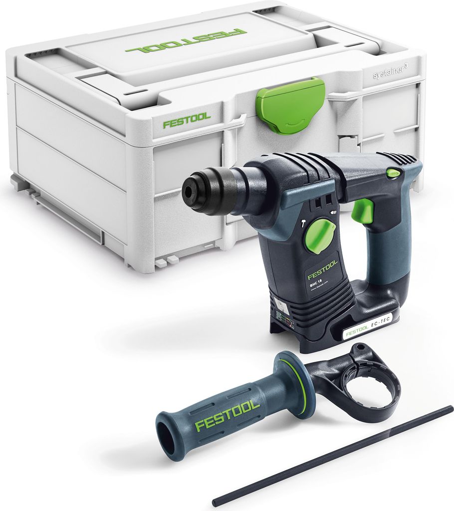 Festool Akku-Bohrhammer BHC 18-Basic, incl. Zubehör, Produktbild 