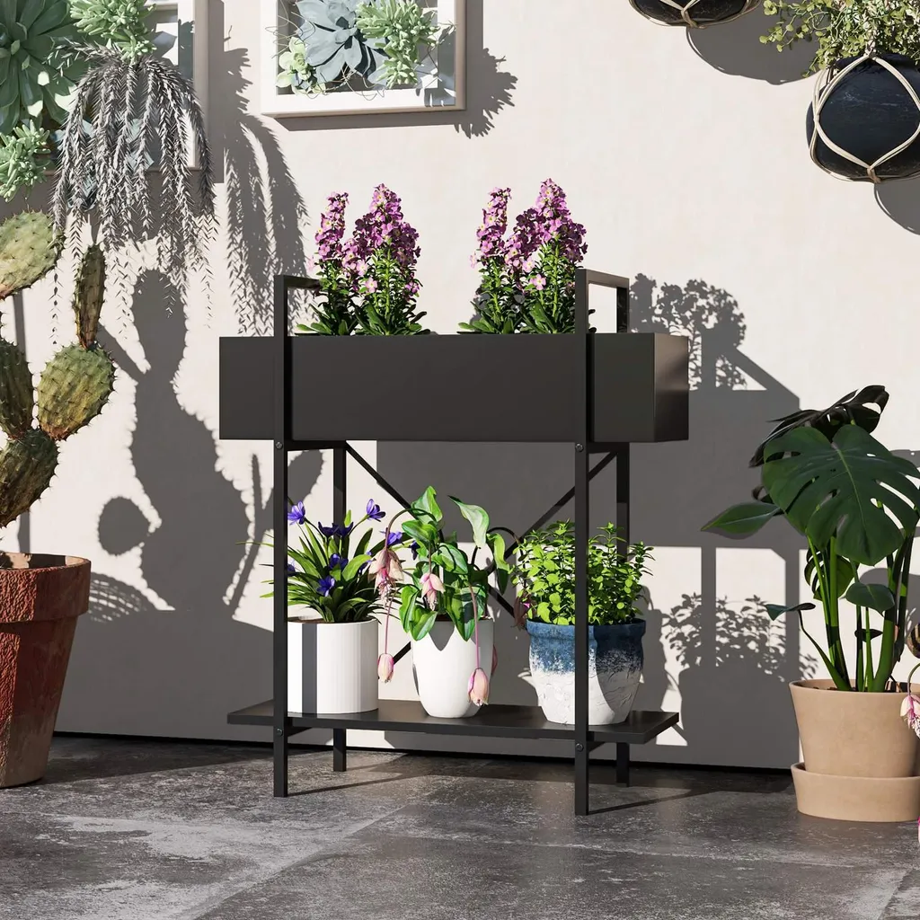 Support de fleurs pour balcon et intérieur pour optimiser votre espace - 9
