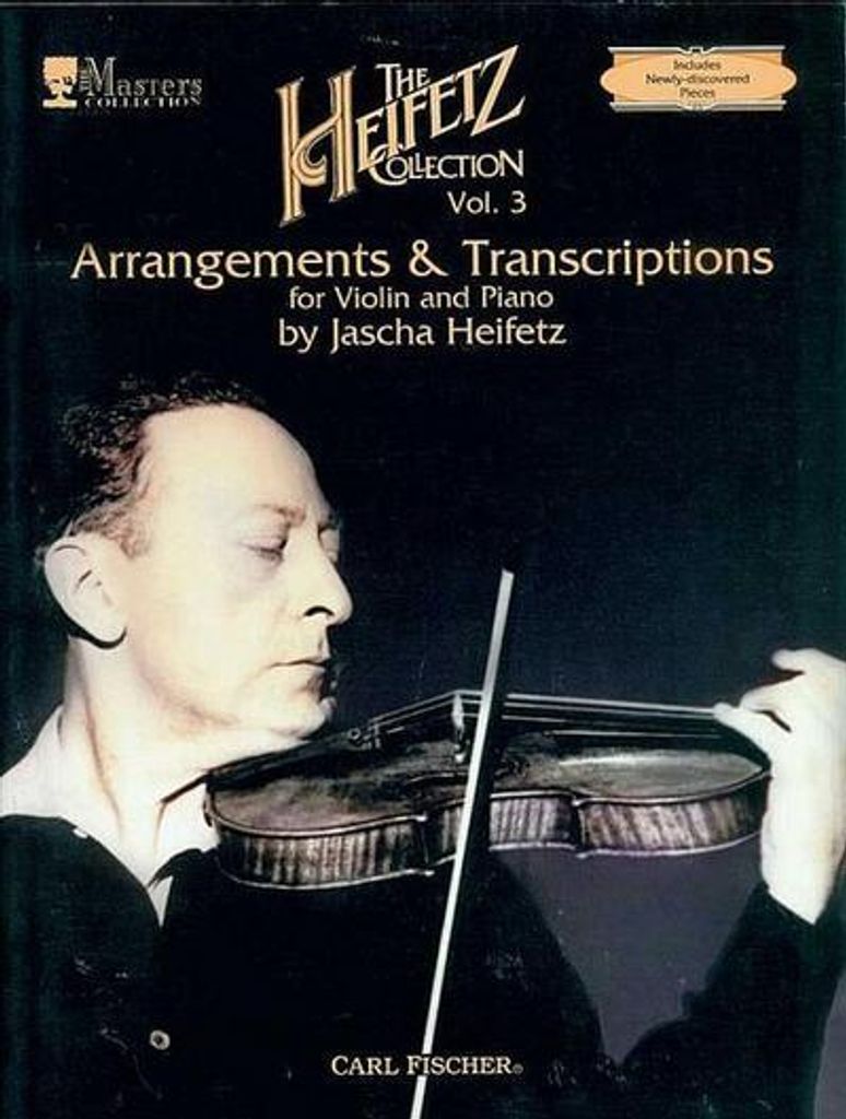 Heifetz Collection Vol 3 Arrangetrans Vi
