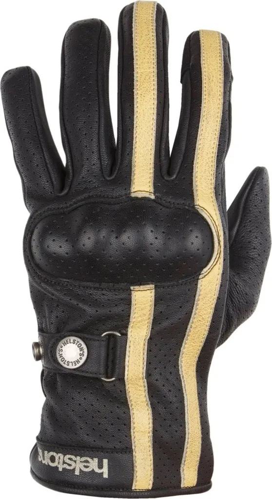 Gants moto cuir Helstons Eagle Air perforés avec protection phalanges