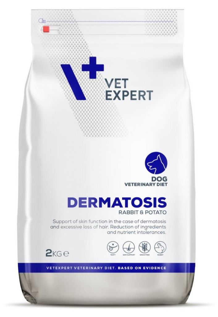 Vet Expert Dermatosis 2kg Sucha Karma Weterynaryjna z Zdjęcie produktu 