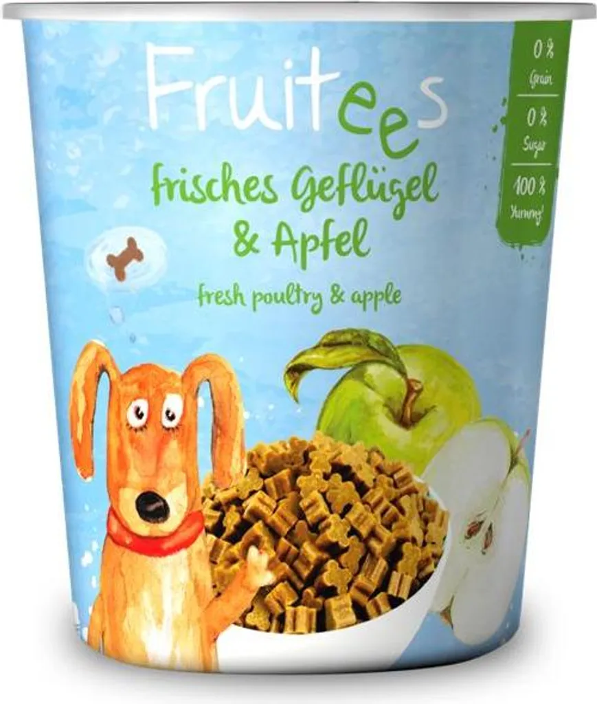 Bosch Snack Fruitees Pomme 200g: Premio Semi-Umido al Pollo e Mela