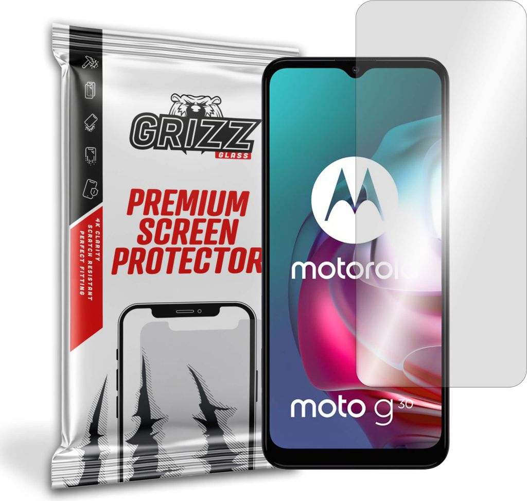 Hybriertes Glas GrizzGlass HybridGlass für Motorola Moto G30