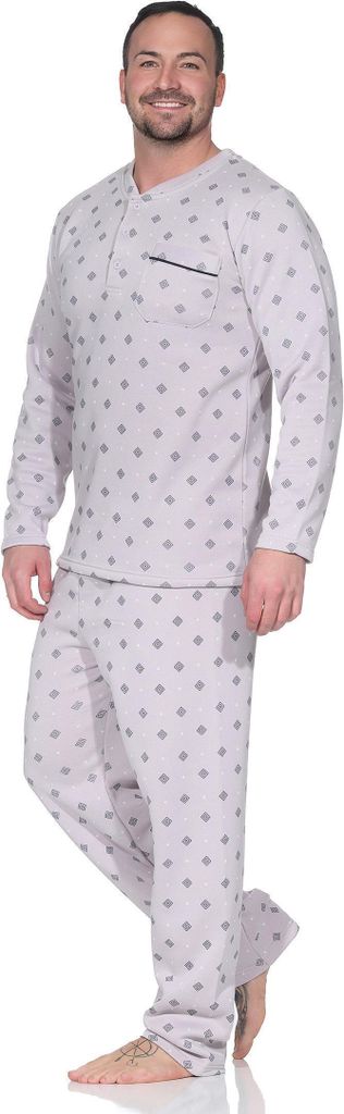 Just Love Familien-Thermo-Pyjama-Set, 2-teilig, Batik-Muster – Warm & Gemütlich Für Die Ganze Familie