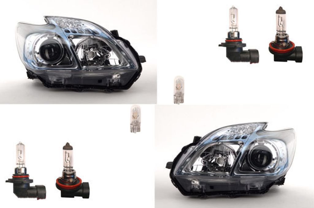 Johns, Scheinwerfer Halogen passend für Toyota Prius 01/09-04/12 Leuchtmittel Set Li Re 8117047250 8113047250