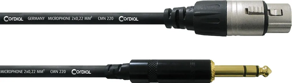 Cordial CFM 3 FV 3m: Il cavo che sopravvive al palco (XLR/Jack)