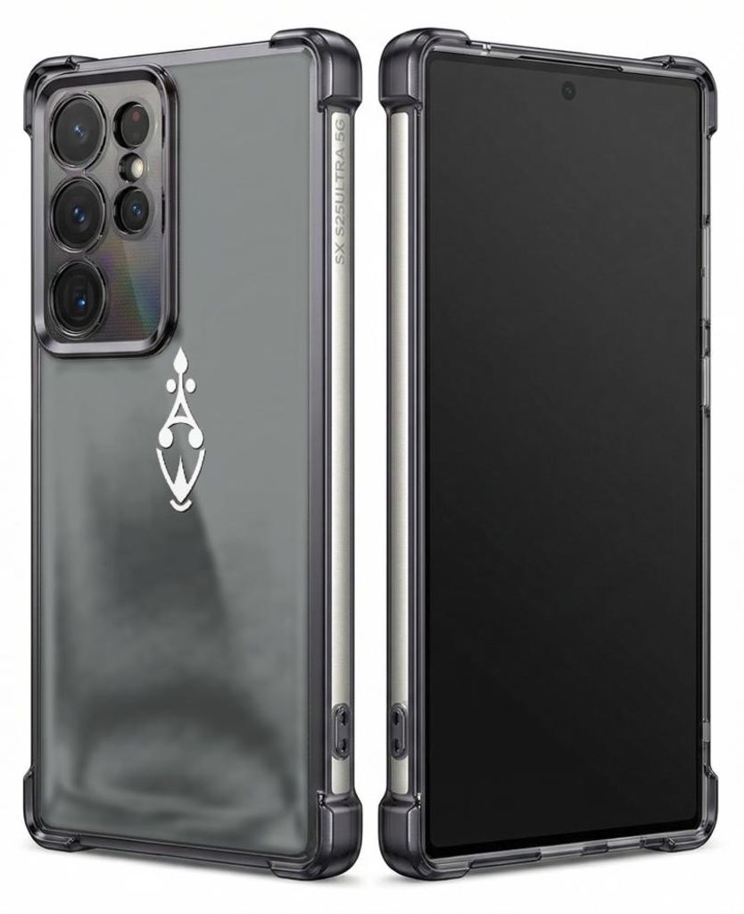 Personalisierte Hülle mit Bild für Samsung Galaxy S25 Edge Elektroplattiert TPU Stoßdämpfer Handyhülle mit Transparente Hülle mit Logo-Design