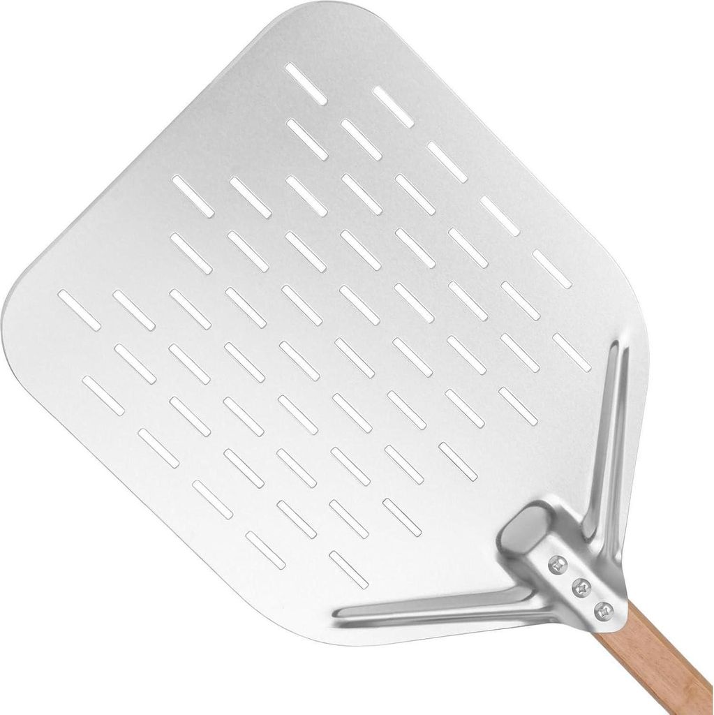 Pizzaschieber 40x30cm 12 Zoll Aluminium mit Abnehmbaren Produktbild 