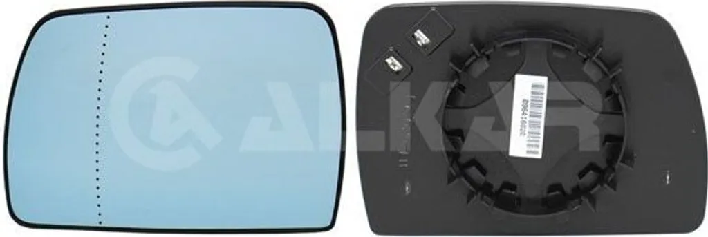 Glace de rétroviseur asphérique gauche ALKAR 6421526 pour BMW X3 OE 51163418485