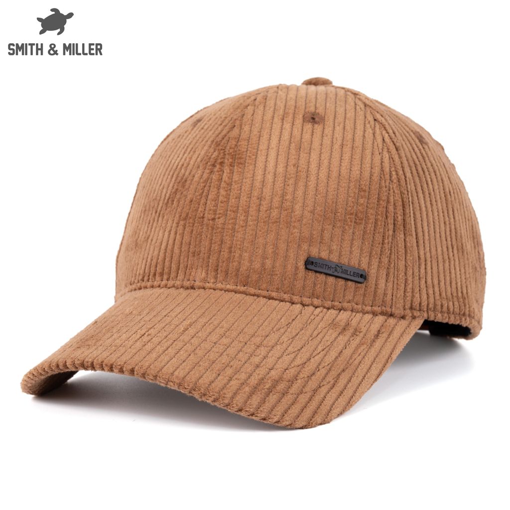 Smith & Miller "Brandon" Cord Cap, brown