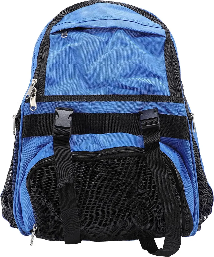 Sac de sport multifonction bleu pour ballon de basket et football