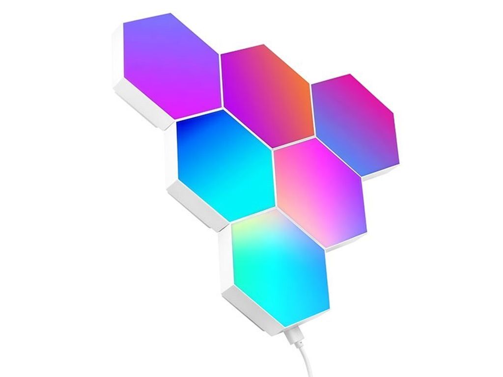 Tracer sechseckige RGB-Ambienteleuchten -Smart Hexagon 9W 6 Lampen
