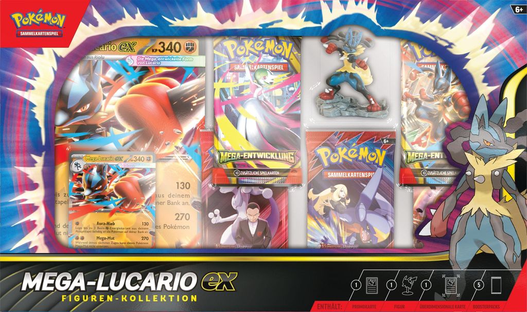 Pokémon Mega Lucario Figuren Kollektion Produktbild 