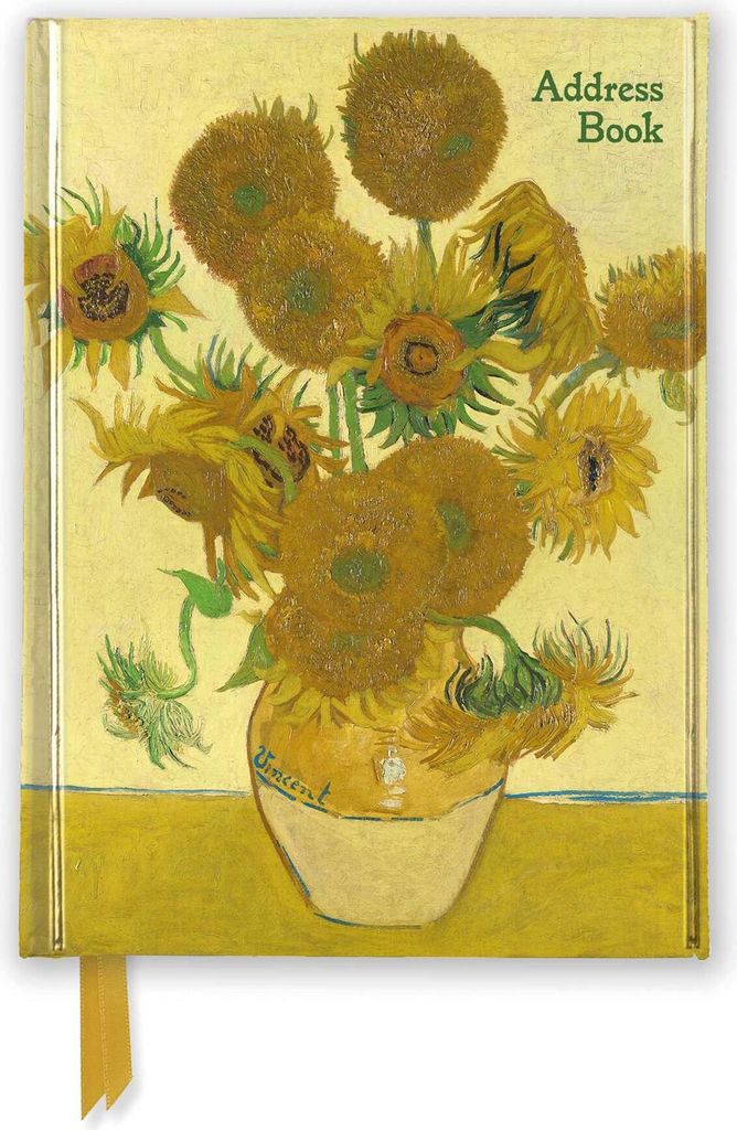 National Gallery: Sunflowers (Address Book)