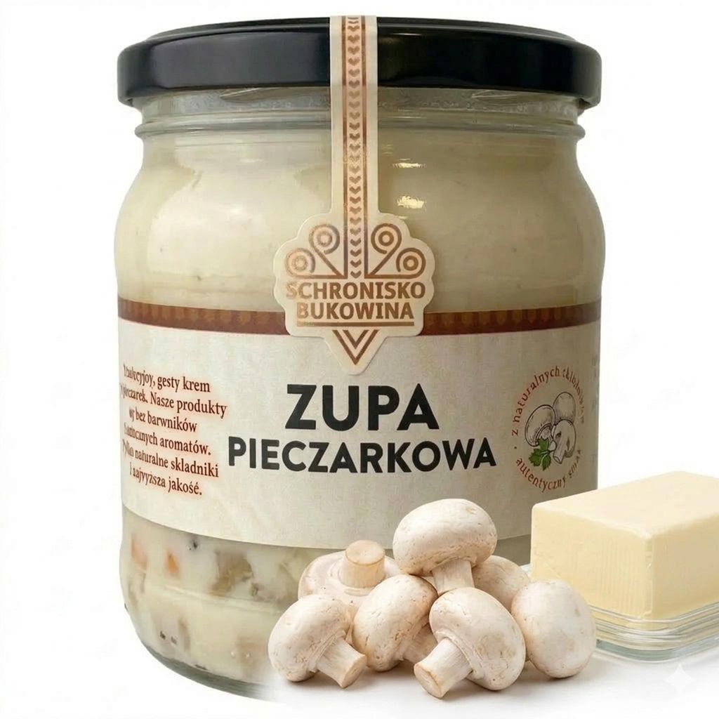 Soupe aux champignons 400 ml - Schronisko Bukowina Image du produit 