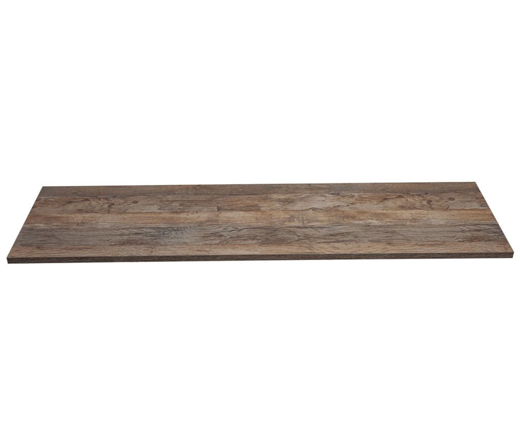 Plateau meuble sous vasque Rosario Oak - Marron - L 160,4 x Image du produit 