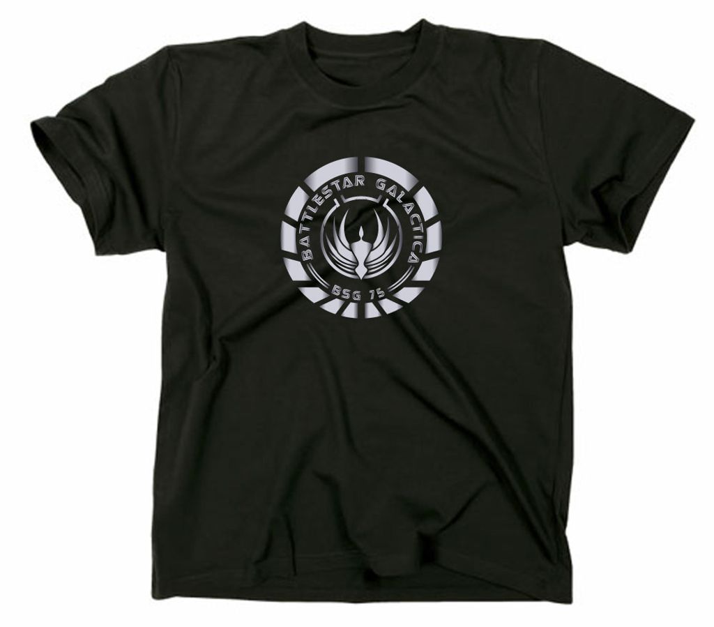Styletex23 T-Shirt BSG Logo Wappen Zeichen schwarz, M