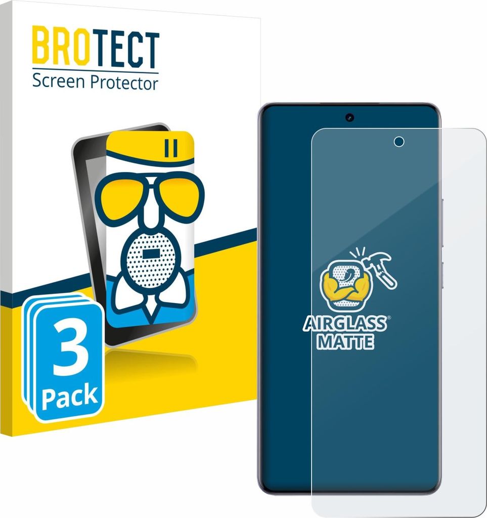 3x BROTECT Entspiegelungs Schutzglas für realme 15 Pro Schutzfolie Panzer Folie Glas Display Schutz matt