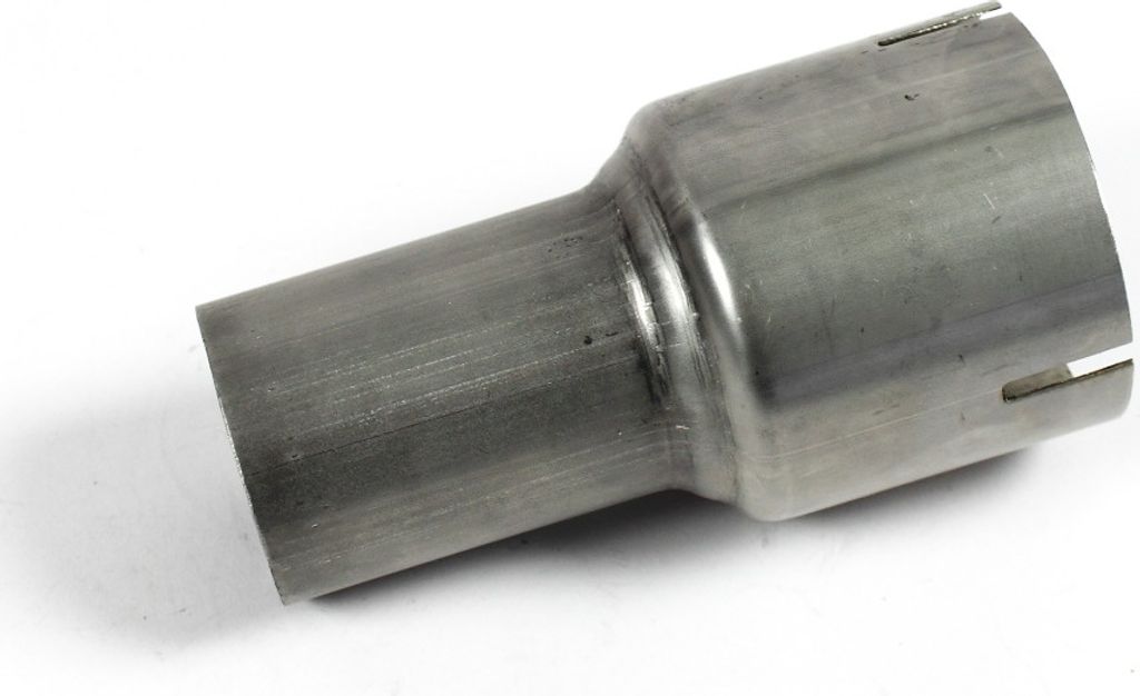 Auspuff Reduzierstück Adapter Reduziermuffe universell L 150mm 52mm ->76 mm