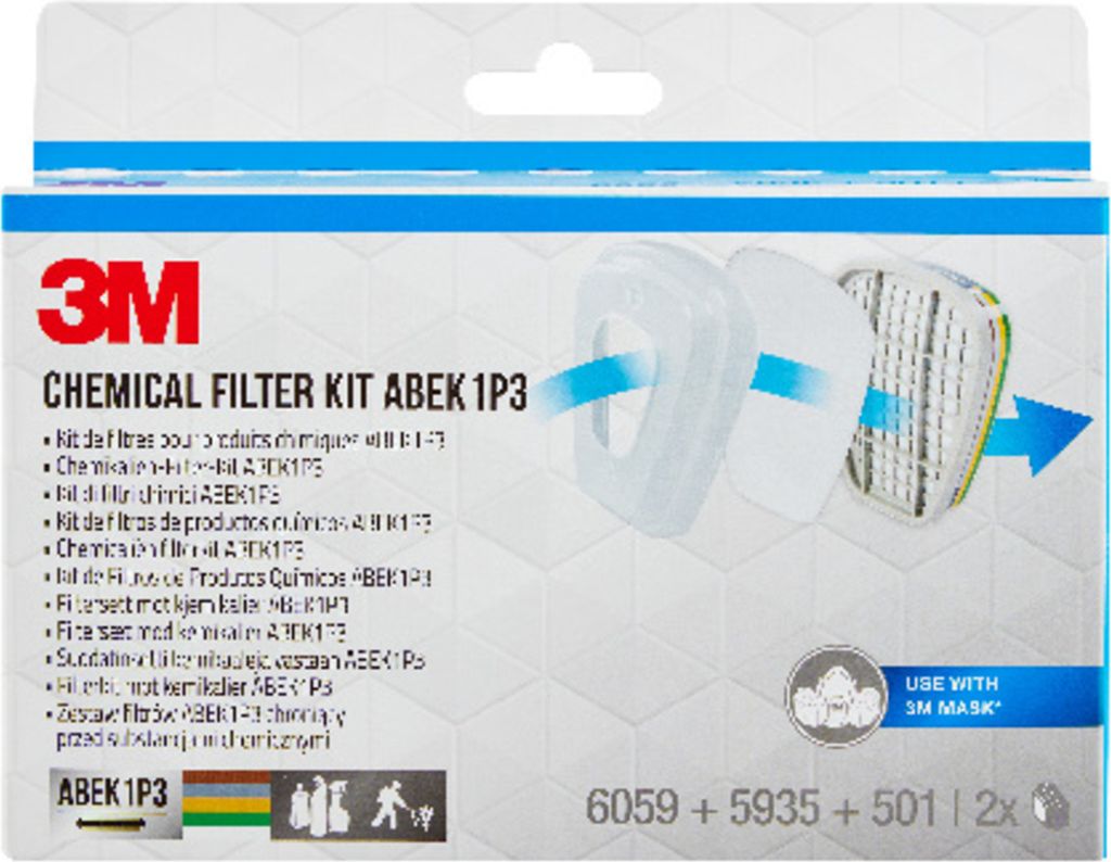 3M Atemfilter 6004PRO1 3M Atemschutzmaske Serie 6000 pro
