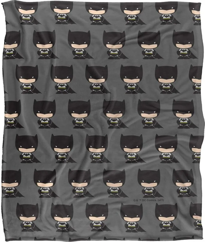 Cadeau Idéal Batman : Couverture Chibi TV18648 pour Soirées Cocooning TV