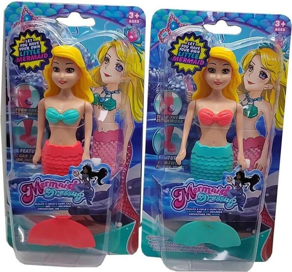 Meerjungfrauen-Badepuppe (Spielzeug, Badespielzeug)