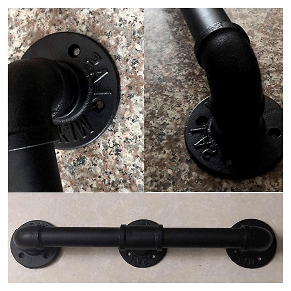 Sicherheitsgriff, Treppengeländer, Multifunktionale Metall-Geländer für Senioren und Kinder, Innen- und Außengeländer, Rutschfester Handlauf, ...