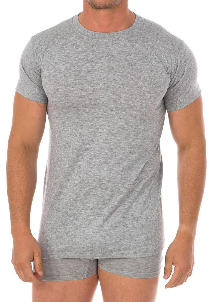 Q-EN Herren-Unterhemd aus Baumwolle mit kurzen Ärmeln Q1003