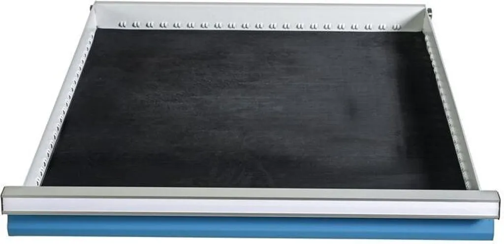 Aménagement de tiroir 900mm : Insert caoutchouc noir pour rangement outils
