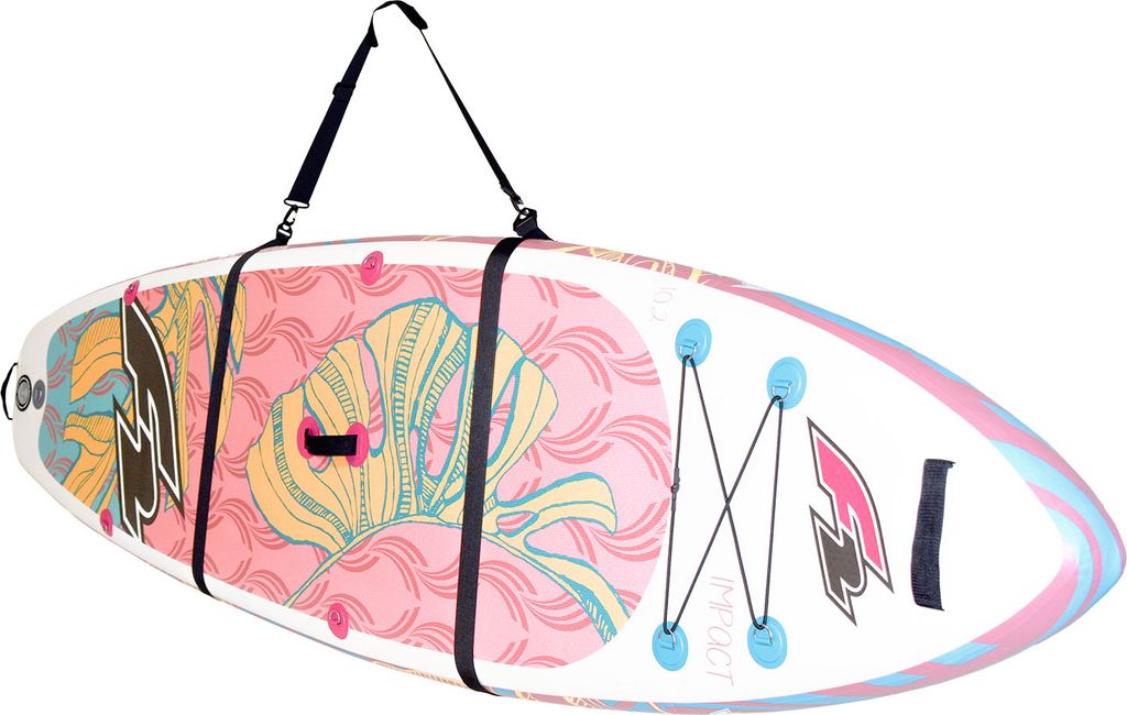F2 Tragegurt SUP Träger Stand Up Paddling Zubehör 140cm Schwarz 2025
