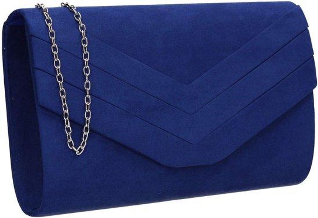 Sac à main en cuir de luxe bleu roi Image du produit 