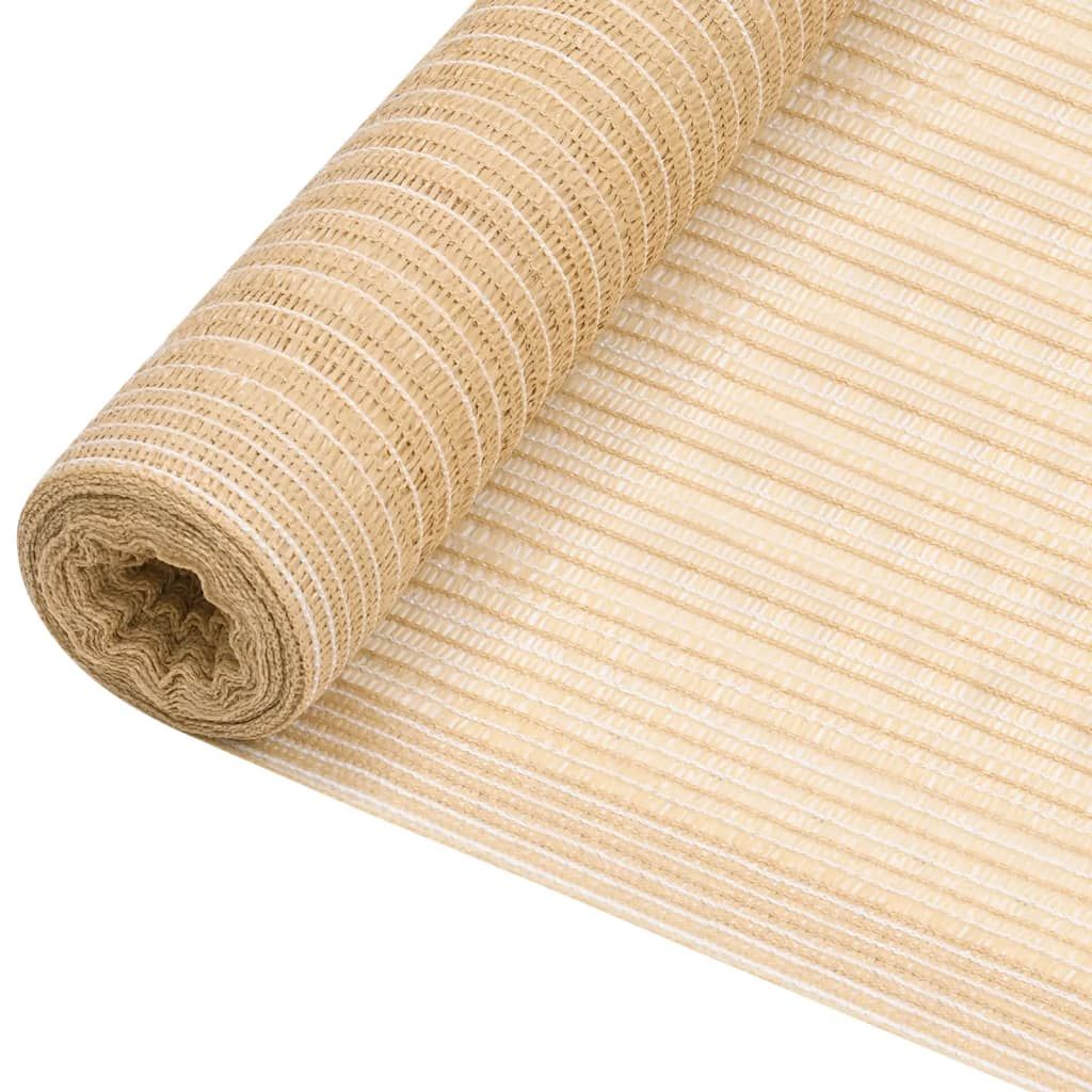 Cloris Designermöbel Zaunblende Beige 1,2x25 m HDPE 195 g/m² 2024 Neu