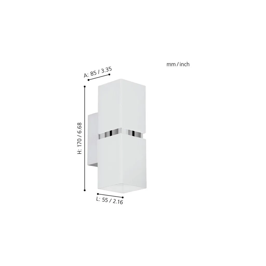 Eglo Passa 95377 LED Applique Parete 2x4W - Illumina i tuoi Ricordi - 6