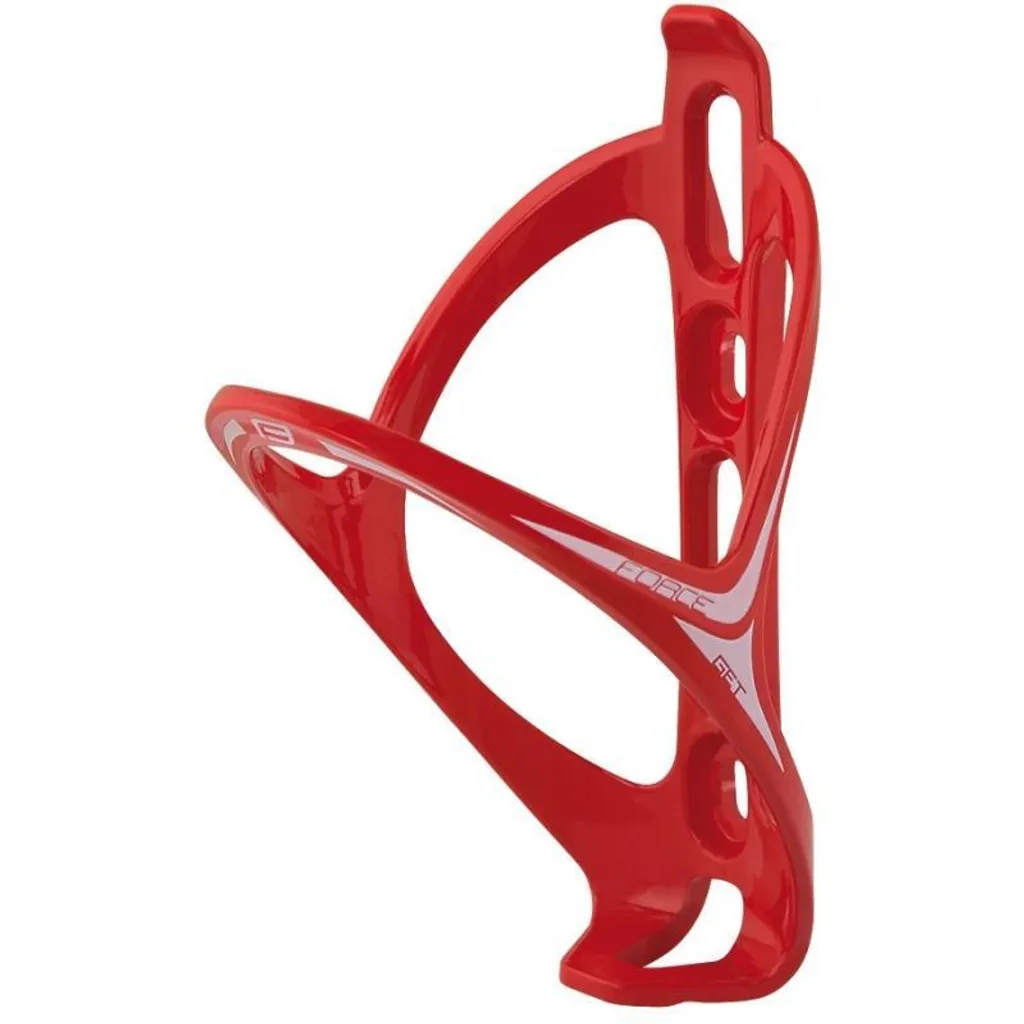 Porte-bouteille de vélo rouge FORCE GET - Maintien stable et durable