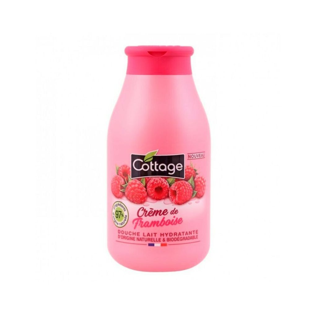 COTTAGE Douche Lait Hydratante Duschgel Himbeercreme 250 ml Produktbild 