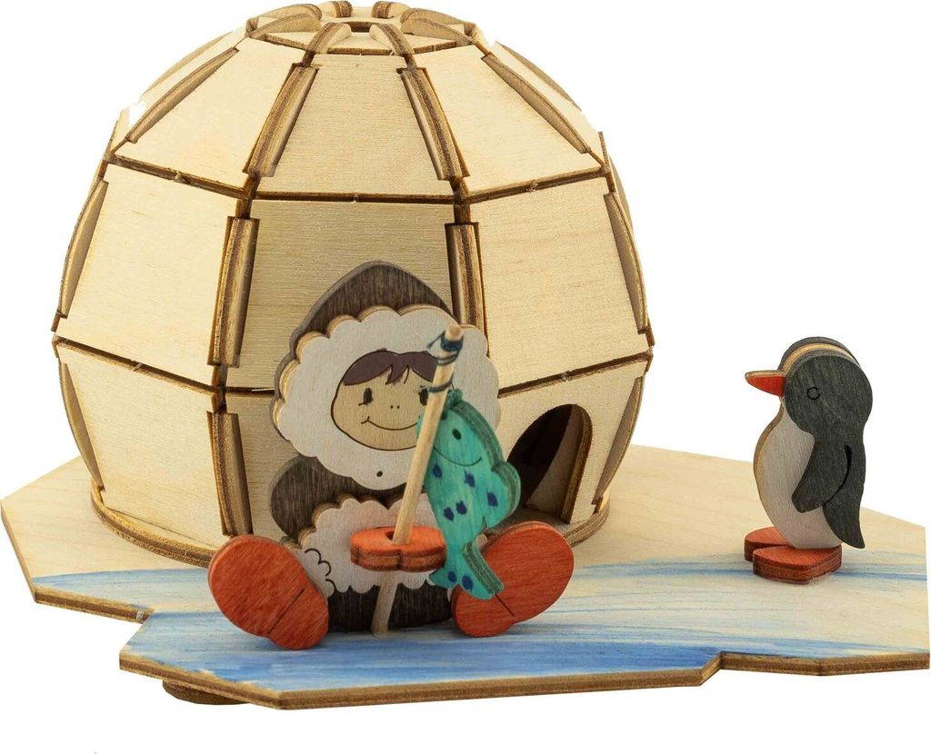 Bastelset aus Holz zum Zusammenbauen