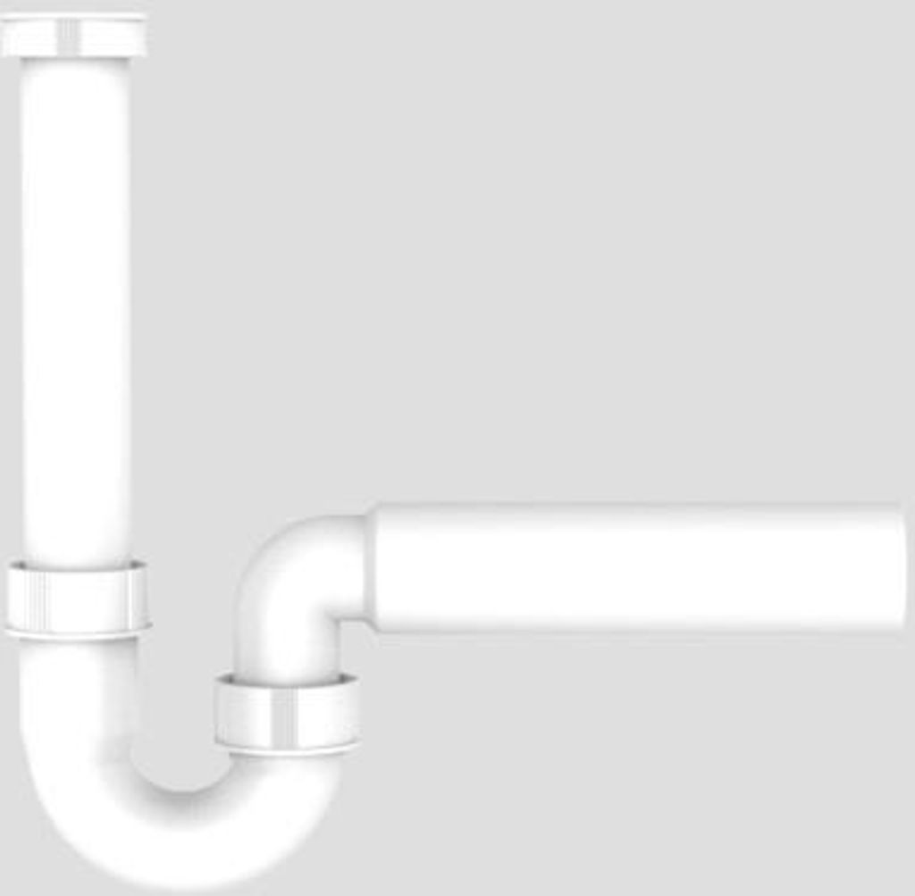 Sanit 31.202.00..0000 Siphon für Spüle 1 1/2''x50mm waagerecht 31202000000