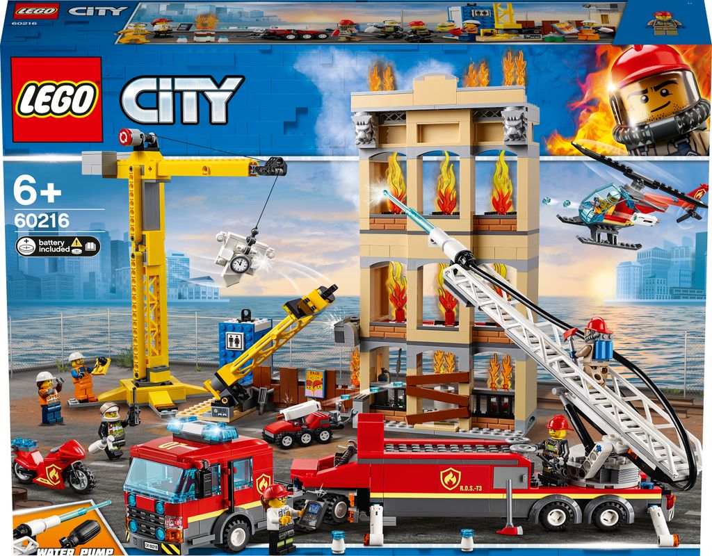 LEGO® City Pompiers dans la ville, 60216 Image du produit 