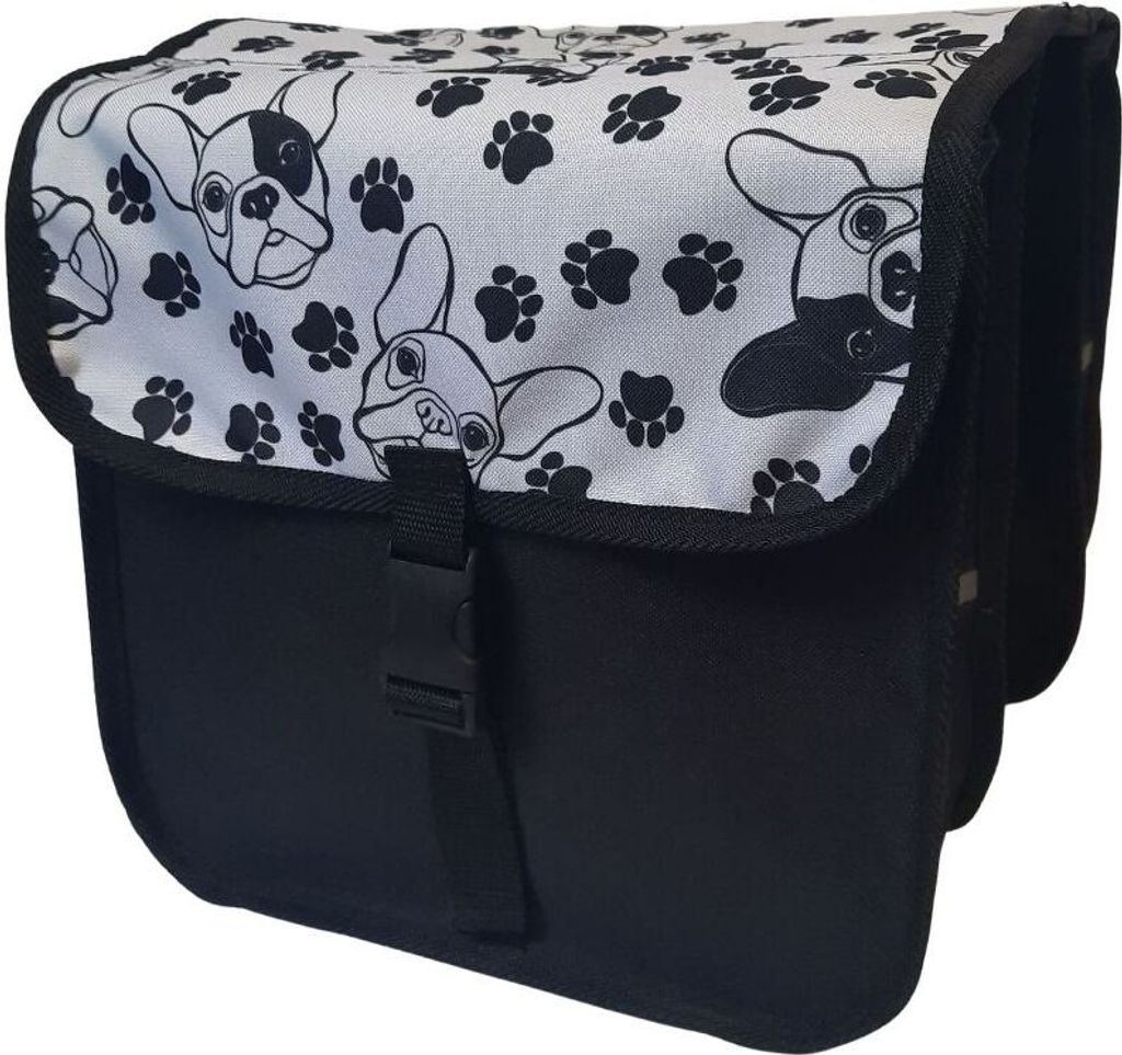 FAHRRADTASCHE Fahrrad 20-26'' Kinder Satteltasche Doppel 50 - Midi - Hund