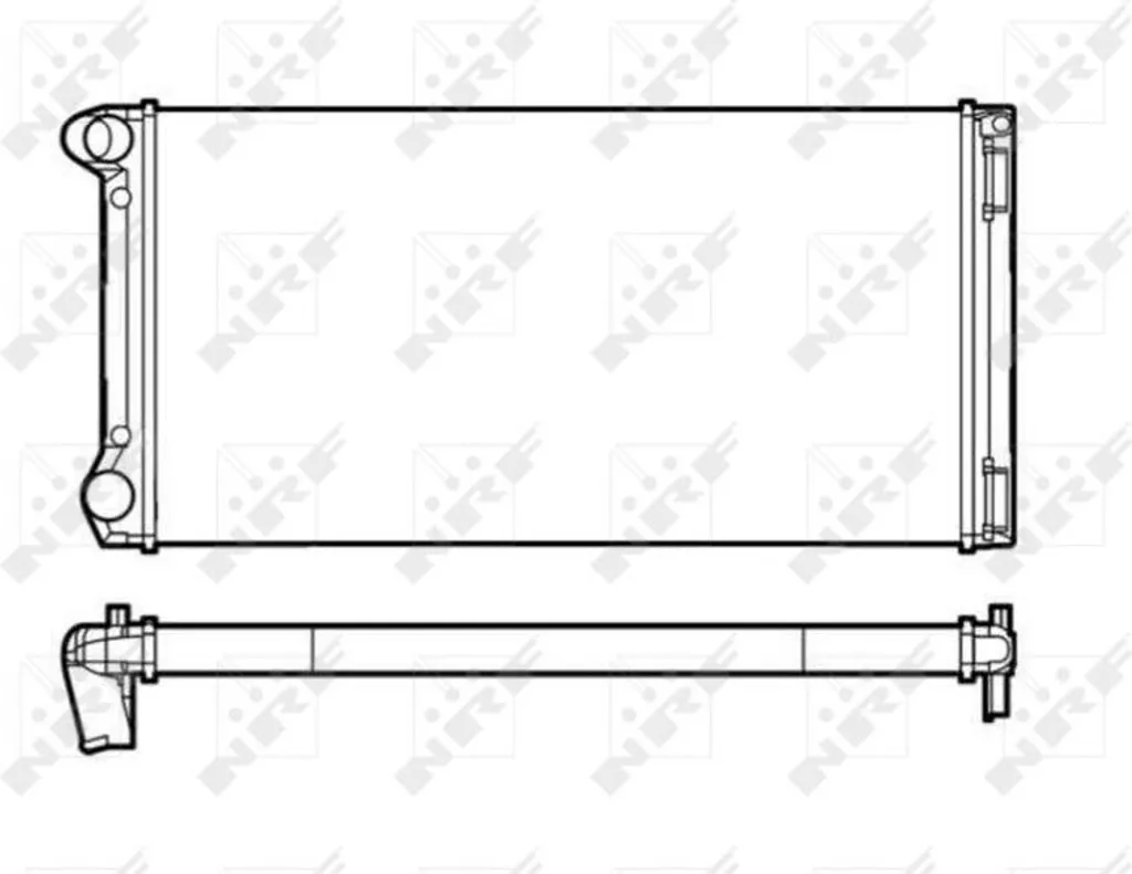 Radiateur moteur pour Fiat Punto : remplacez votre pièce OE 51708727