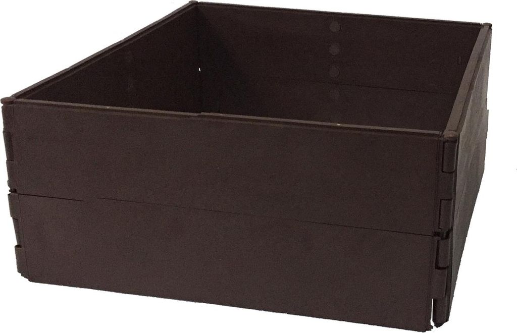 Hochbeet Nessa aus witterungsbeständigem Kunststoff flexibel zusammensteckbar 57,5 x 13 cm