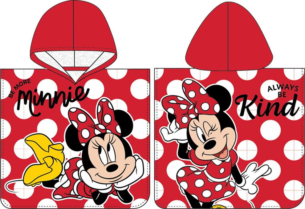 Roztomilé detské pončo Minnie Obrázok produktu 